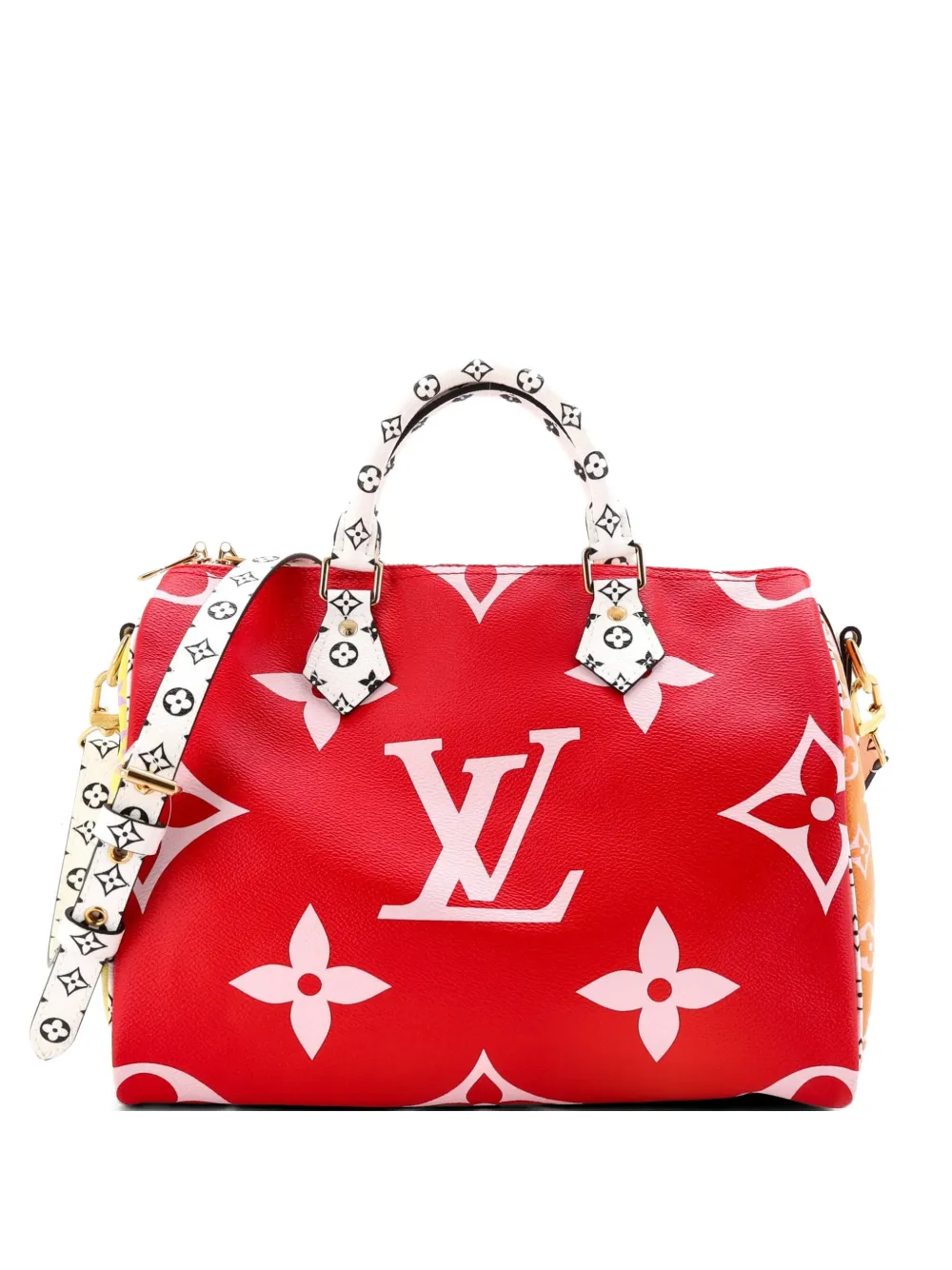 Louis Vuitton Pre-Owned Speedy Bandouliere Bag Limited Edition Colored Monogram Giant 30 satchel - Multicolore