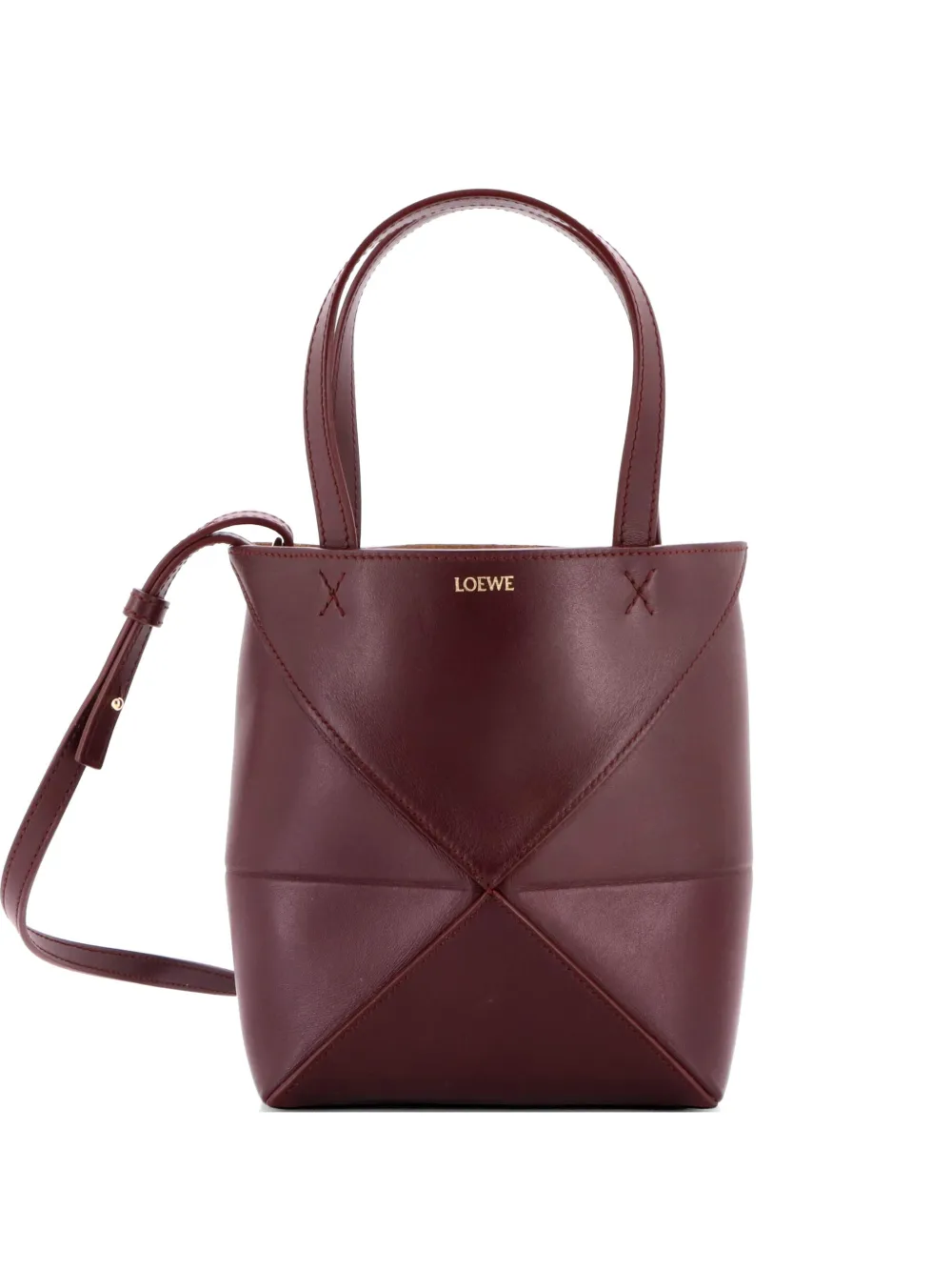 Loewe Pre-Owned Puzzle Fold Leather Mini tote bag - Blu