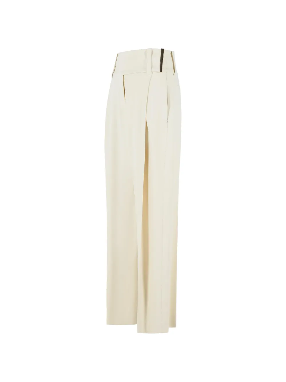Sportmax Broek met riemlussen Beige