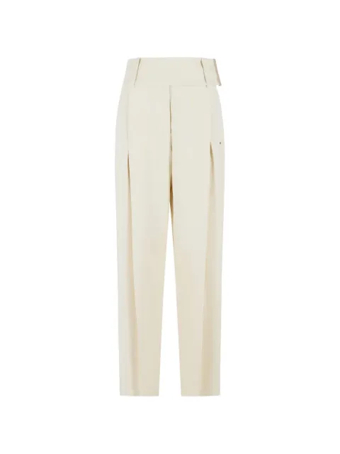 Sportmax pantalones con detalle de cinturón