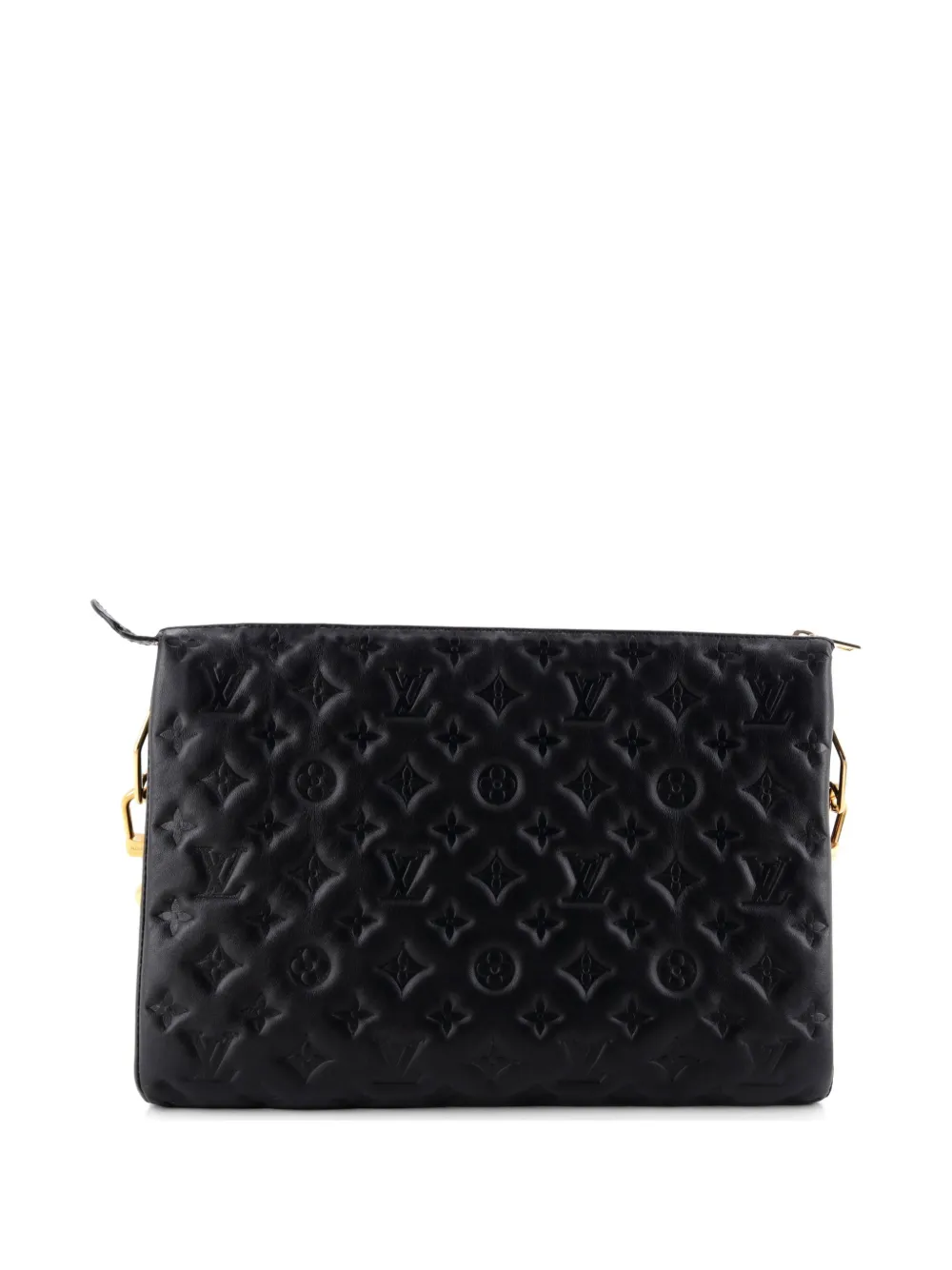 Louis Vuitton Pre-Owned Coussin Bag Monogram Embossed Lambskin MM crossbody bag - Black