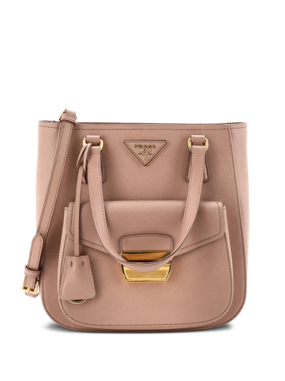 Prada Pre-Owned Metropolis Saffiano Leather Small tote bag - Toni neutri