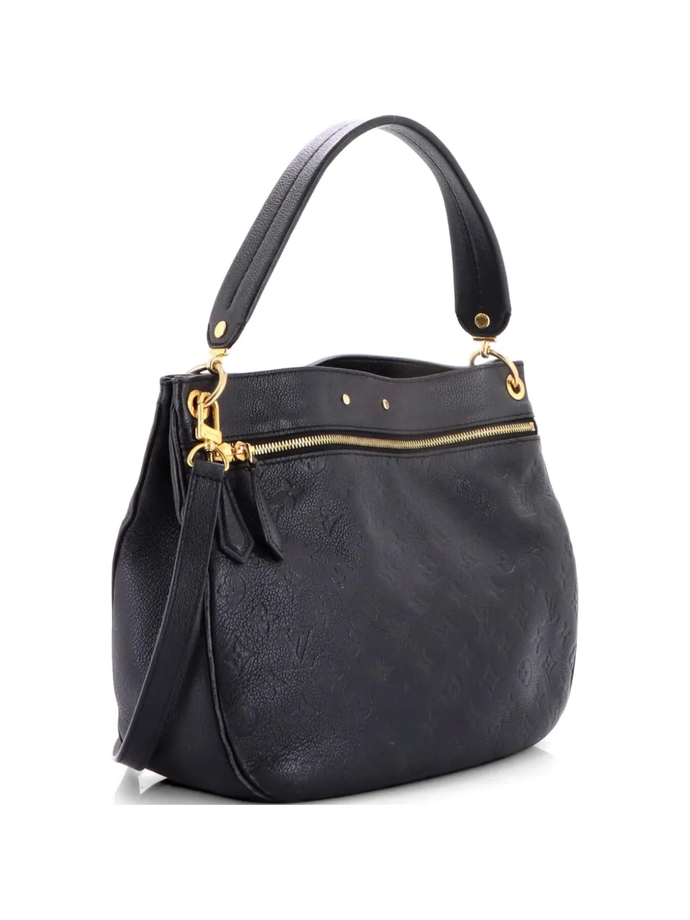 Louis Vuitton Pre-Owned Spontini NM Handbag Monogram Empreinte Leather hobo bag - Nero