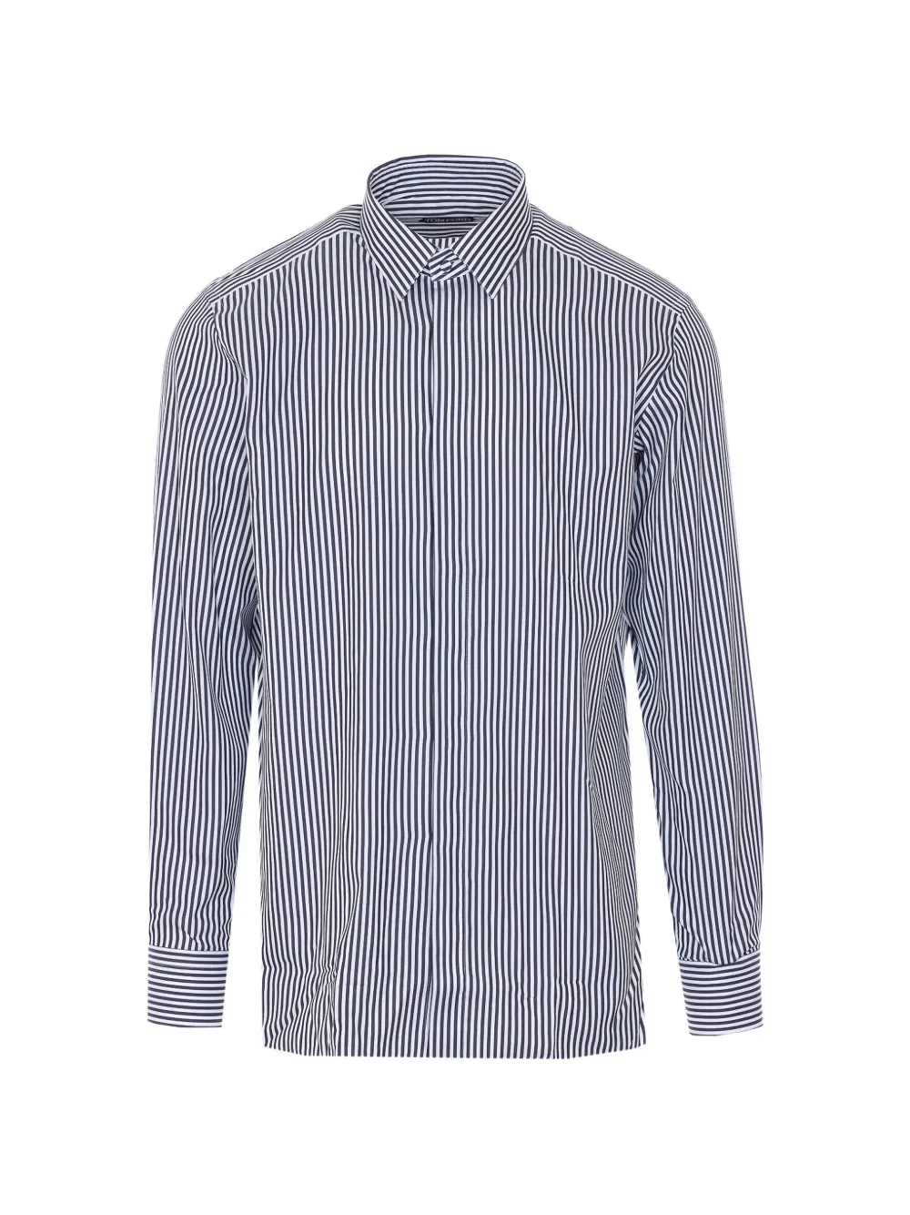 TOM FORD striped button shirt - Blu