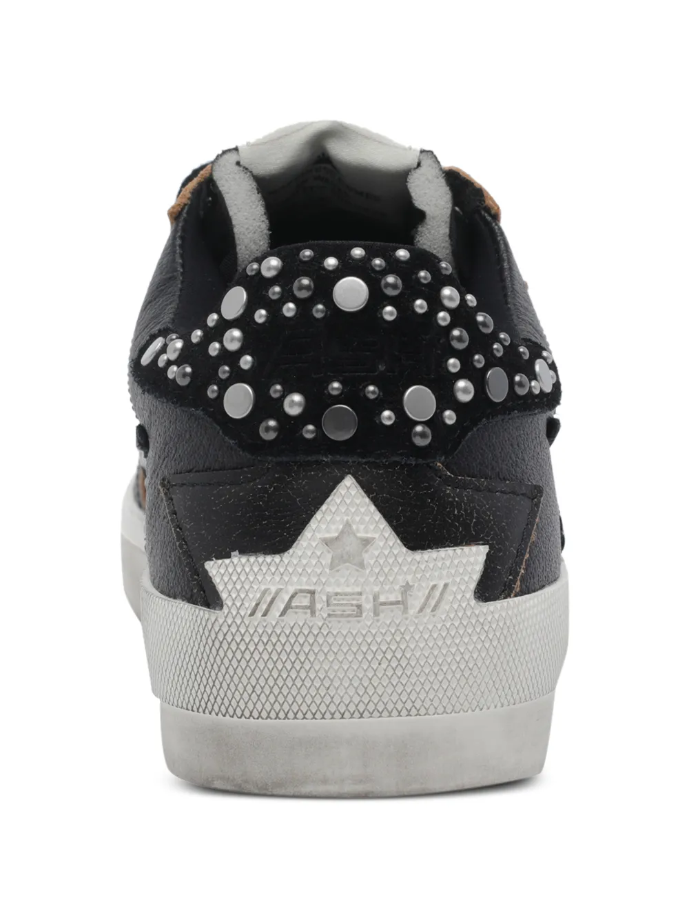 Ash Moonlight studded leather sneakers Zwart