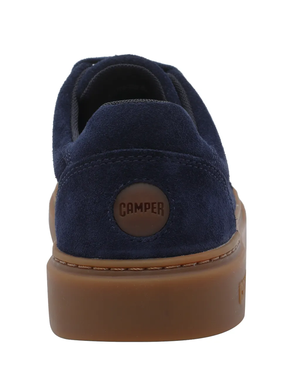 Camper Suède sneakers met ronde neus Blauw
