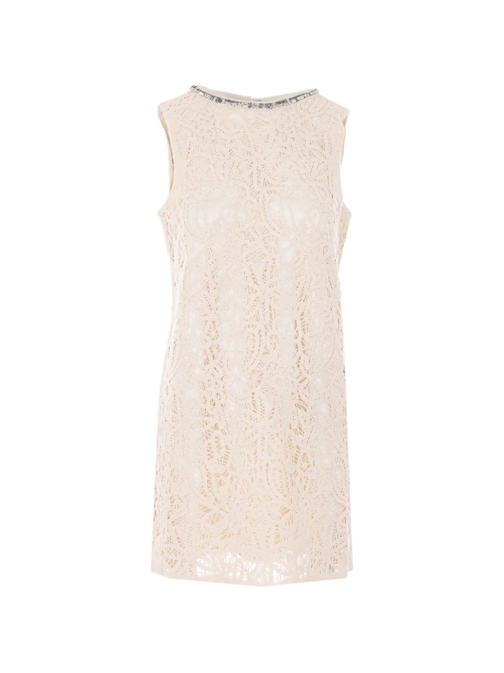 LIU JO embroidered mini dress - Bianco