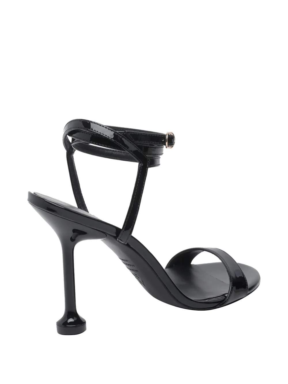 Stuart Weitzman Pumps met ronde neus en gesp Zwart