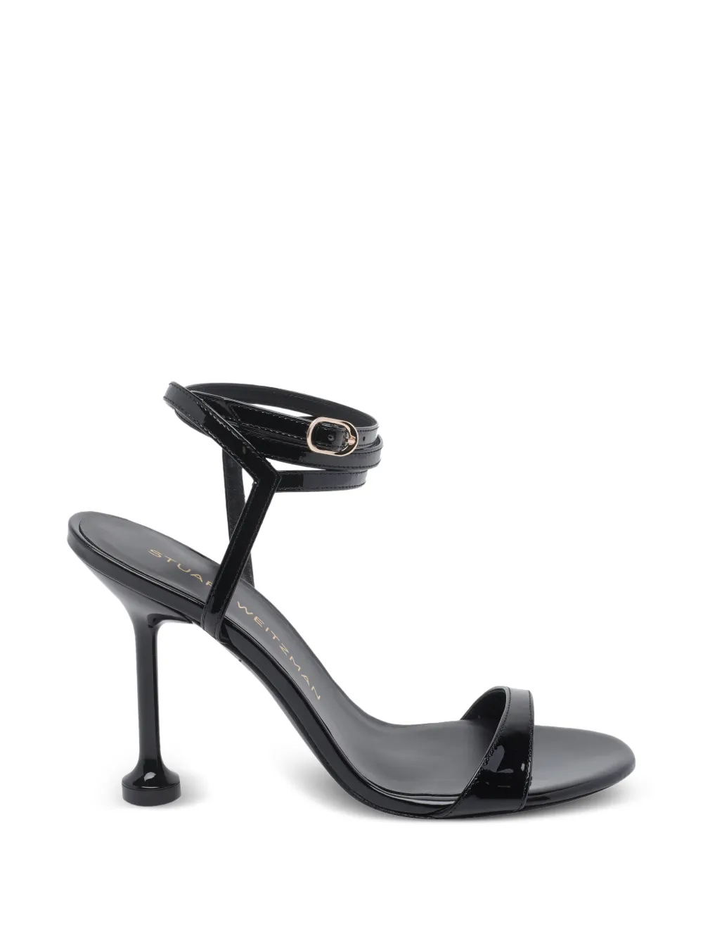 Stuart Weitzman round toe buckle pumps - Nero