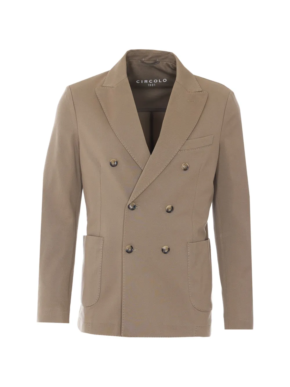 Circolo 1901 double-breasted button blazer - Toni neutri