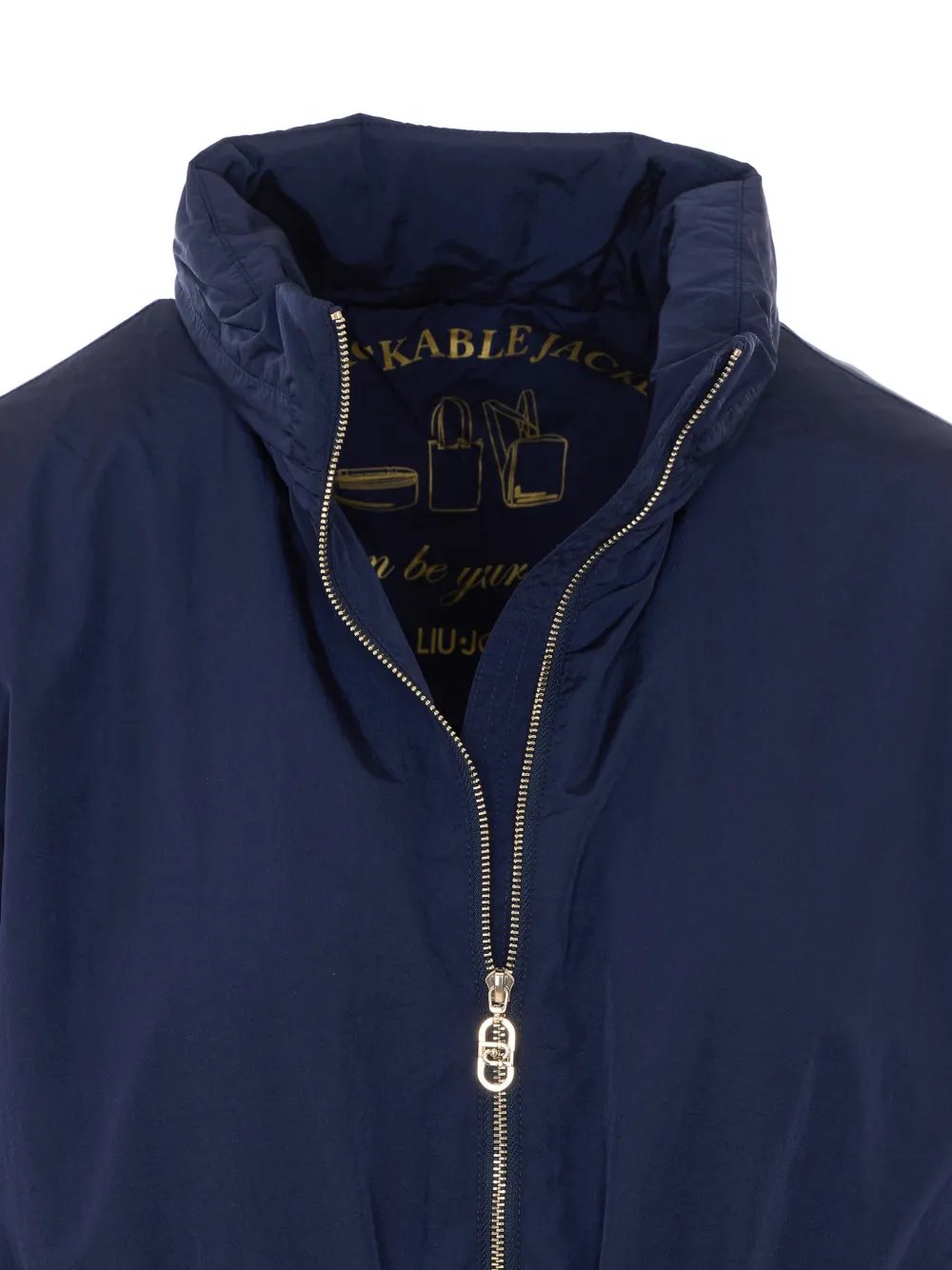 LIU JO Jack met hoge hals en rits Blauw