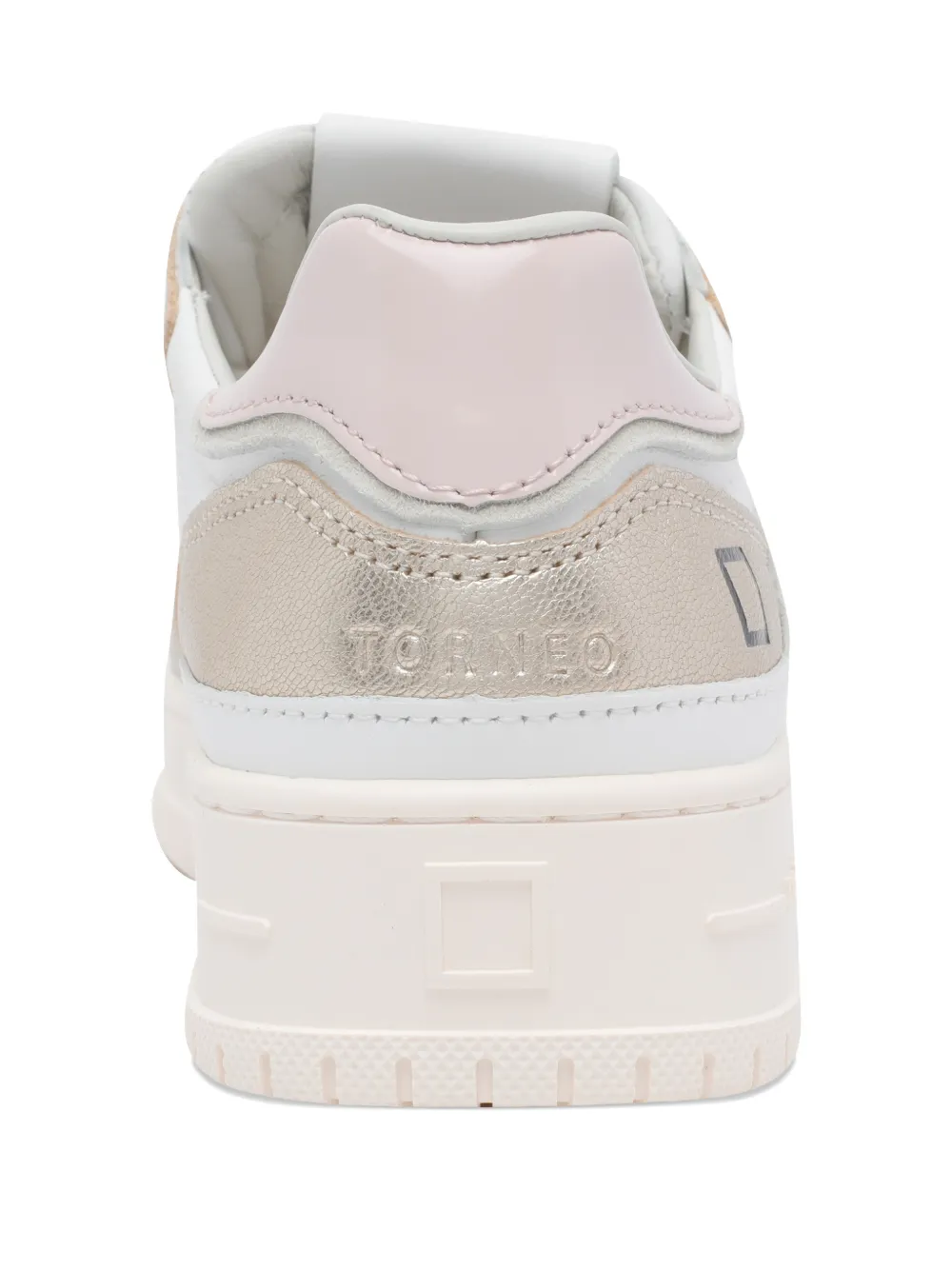 D.A.T.E. Torneo Pure gelamineerde sneakers Wit