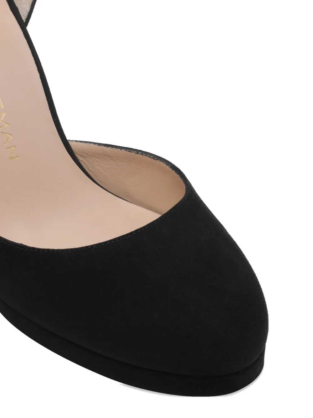 Stuart Weitzman Babette pumps met ronde neus Zwart