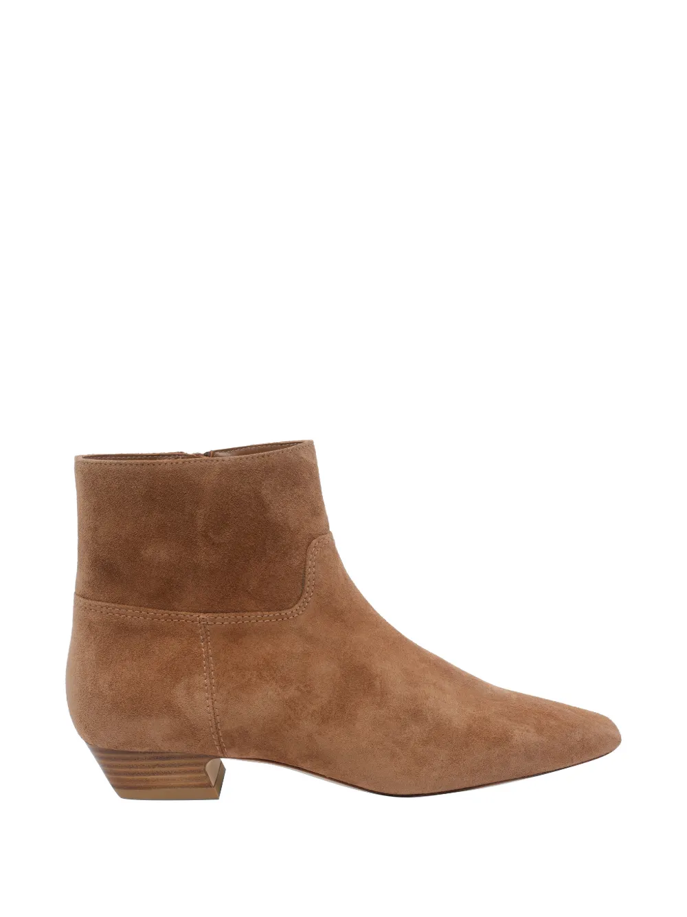 Stuart Weitzman pointed zip boots Bruin