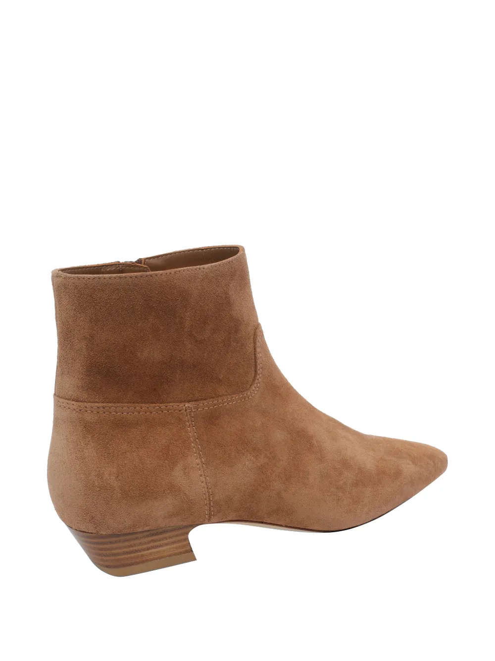 Stuart Weitzman pointed zip boots Bruin