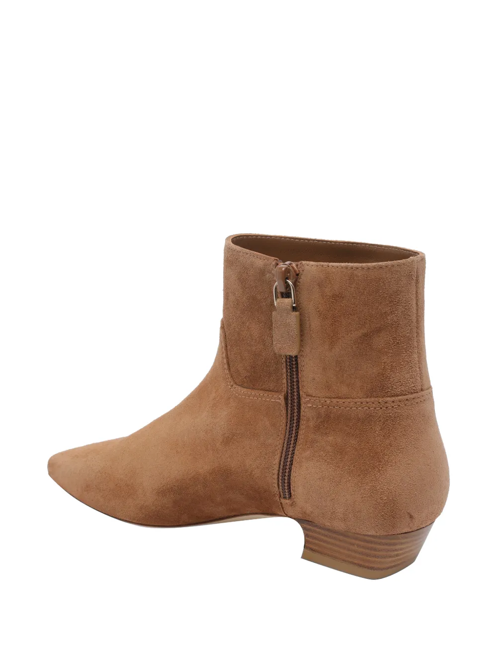 Stuart Weitzman pointed zip boots Bruin