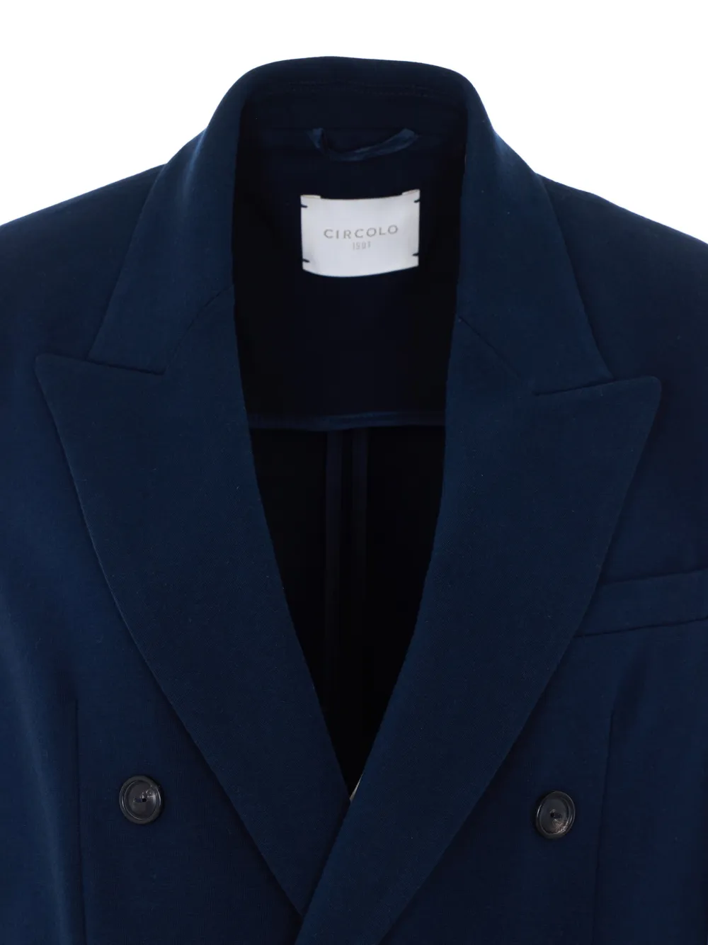  Circolo 1901 Double-breasted Blazer - Blue 