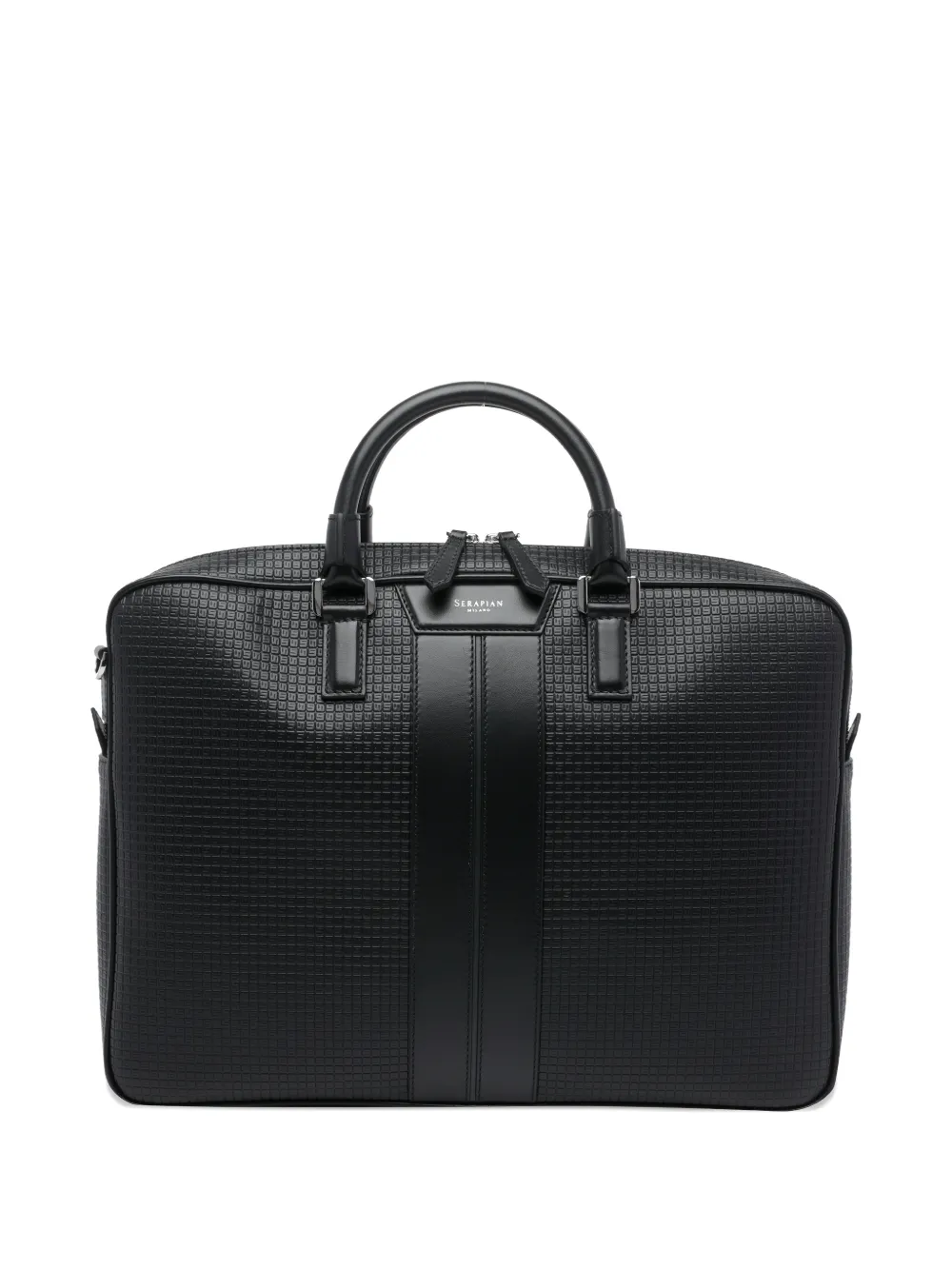Serapian Stepan slim briefcase - Nero