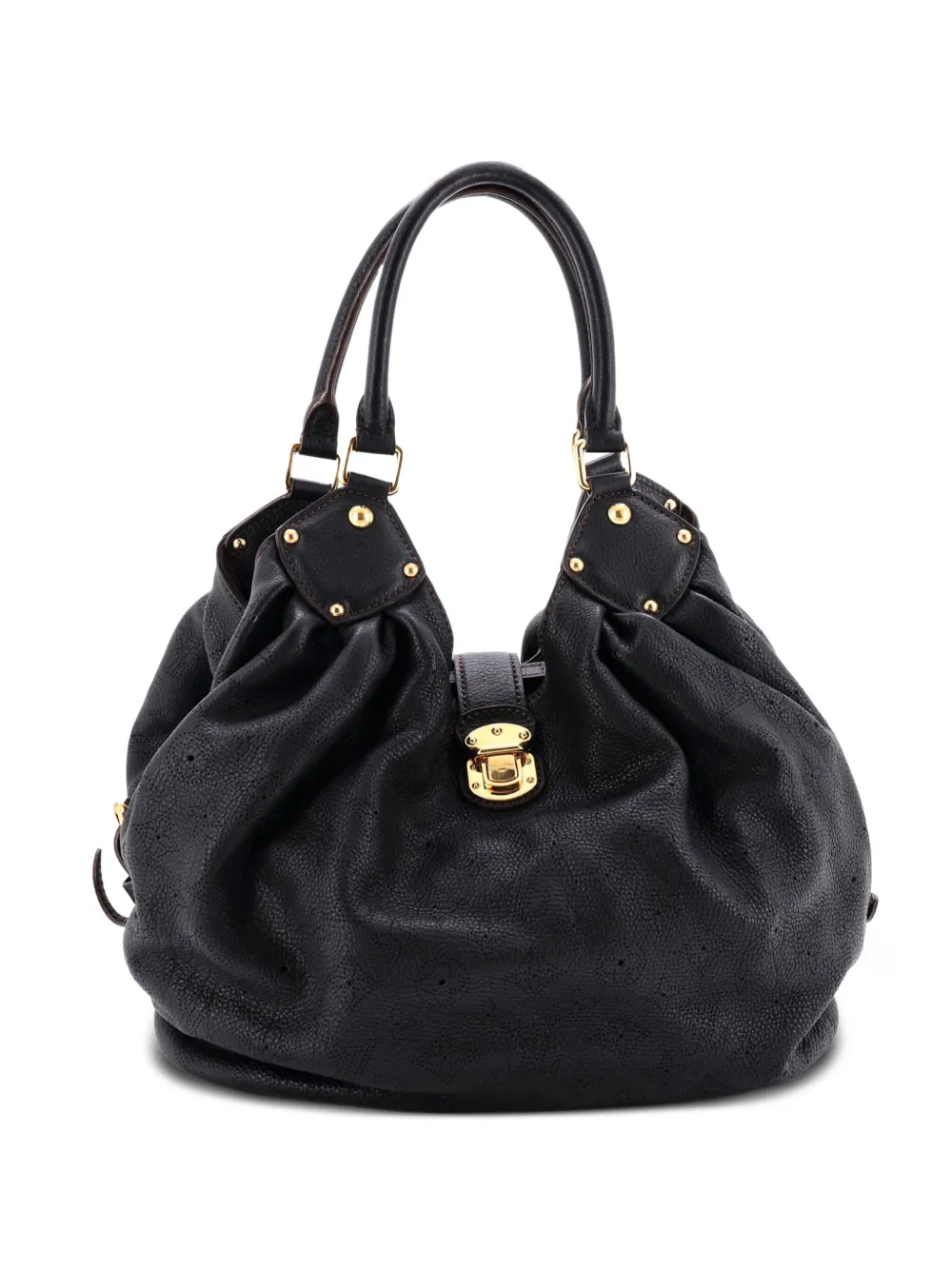 Louis Vuitton Pre-Owned L Mahina Leather hobo bag - Nero