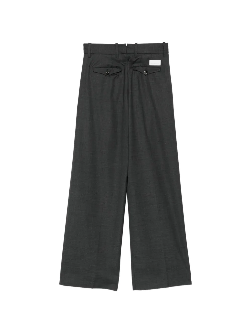 Nine In The Morning Fiamma broek met riemlussen Zwart