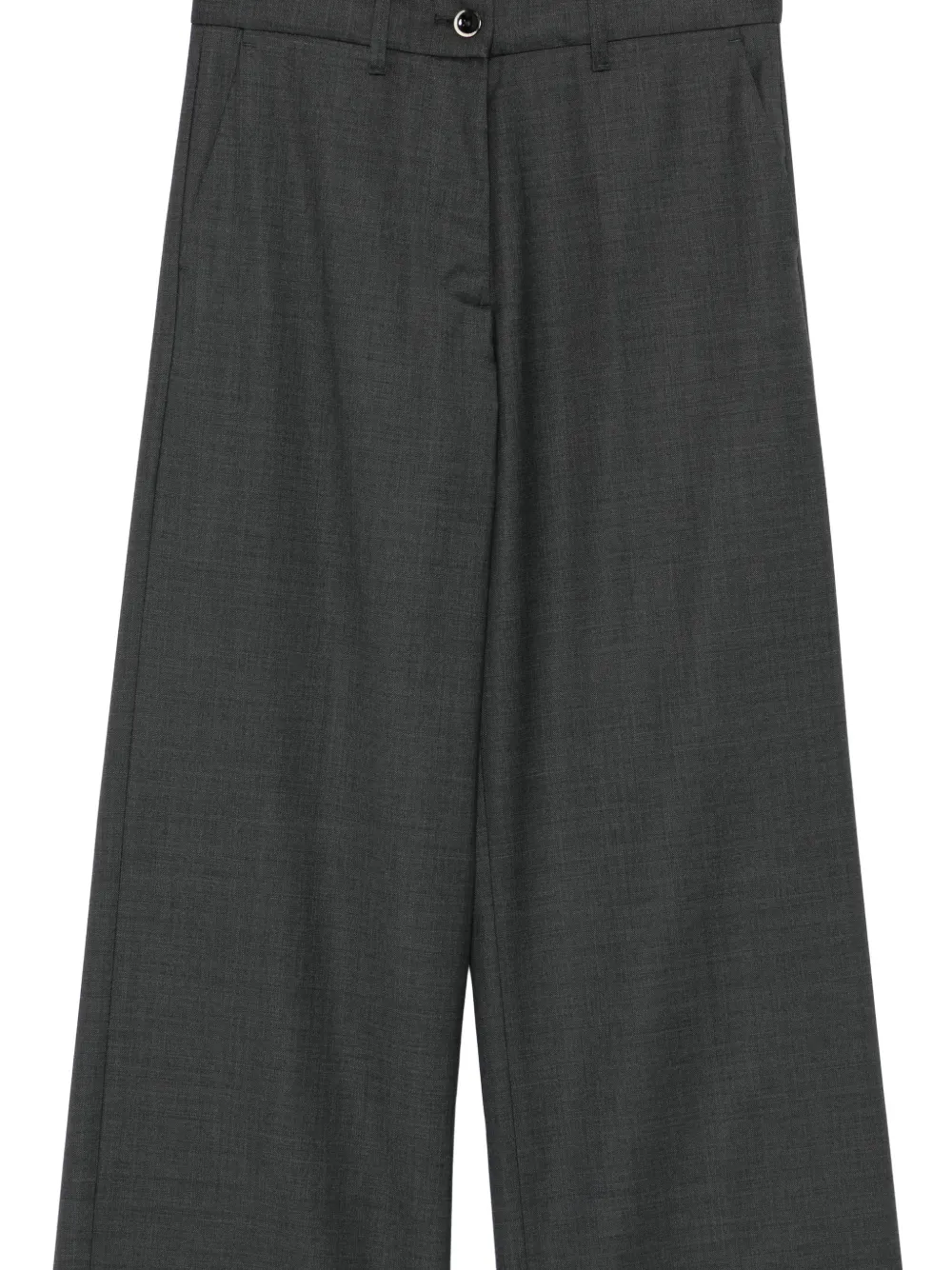 Nine In The Morning Fiamma broek met riemlussen Zwart