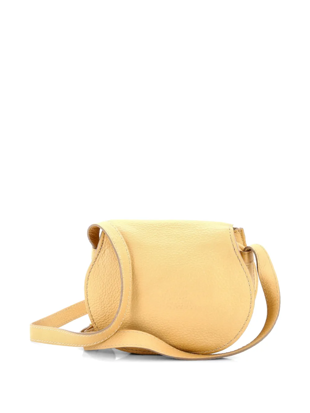  Chloé Pre-owned Marcie Leather Mini Crossbody Bag - Neutrals 