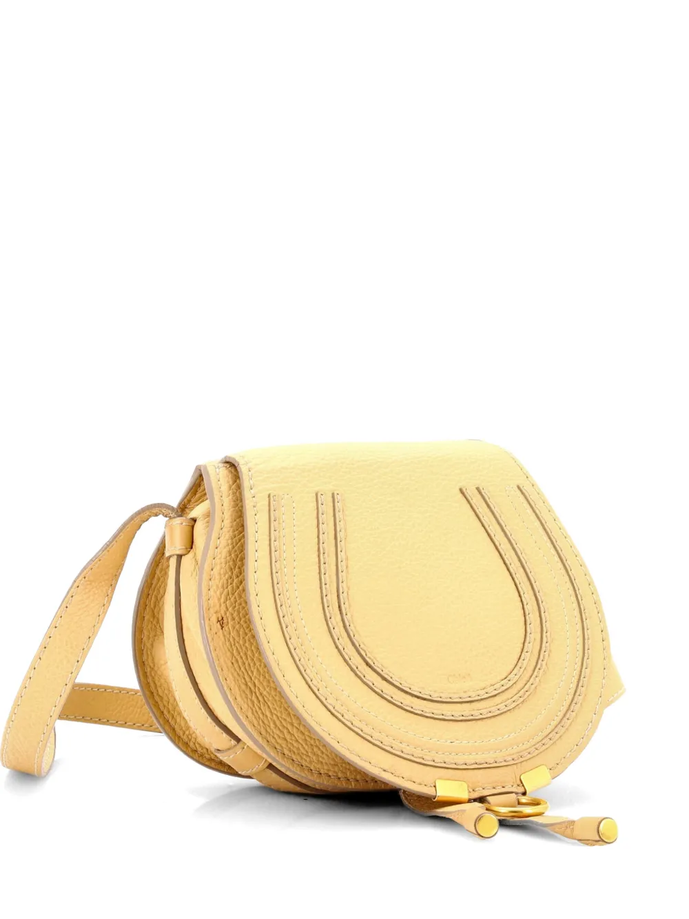 Chloé Pre-Owned Marcie Leather Mini crossbody bag - Toni neutri
