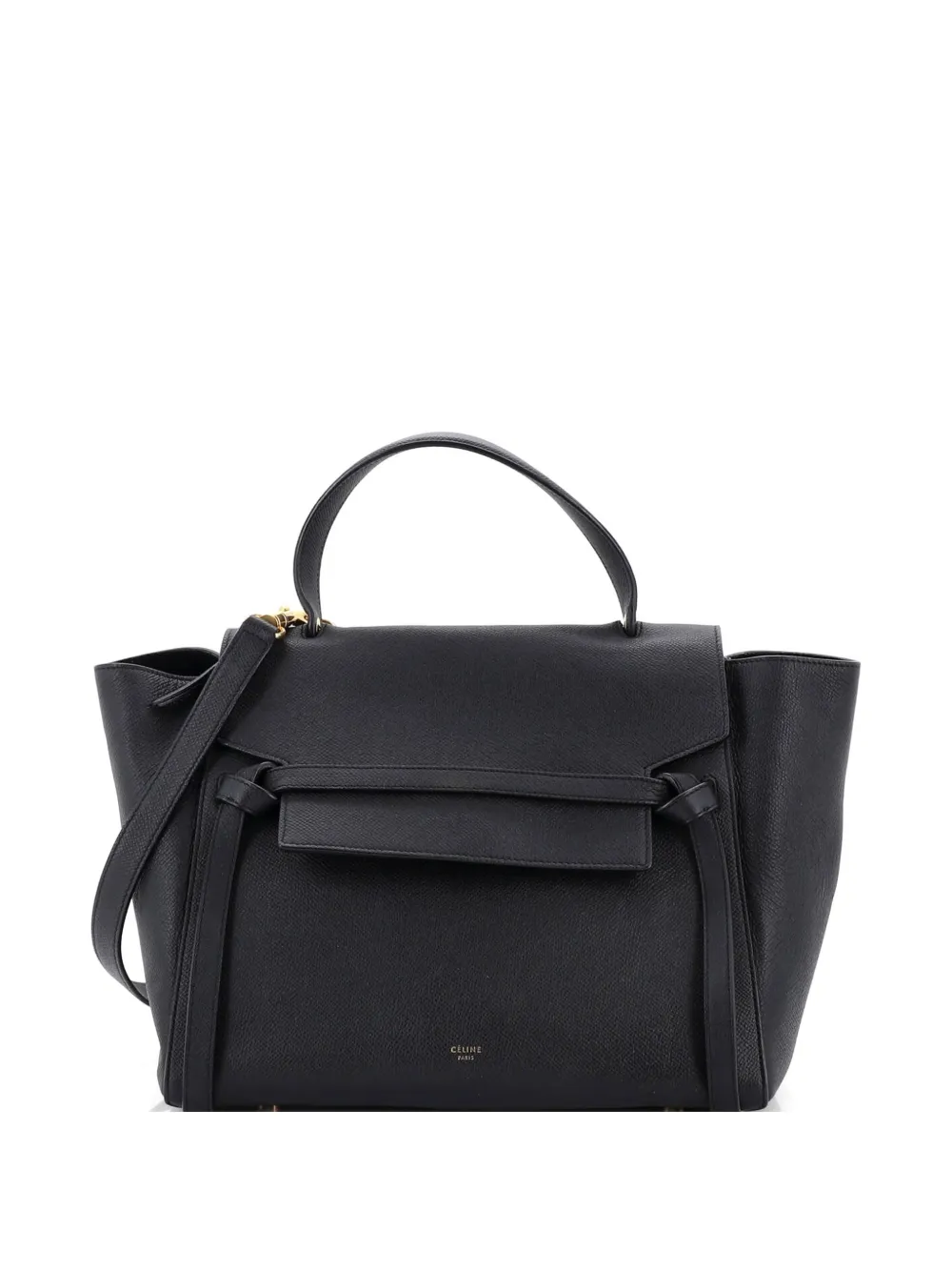 Celine Pre-Owned Belt Bag Textured Leather Mini shoulder bag - Nero