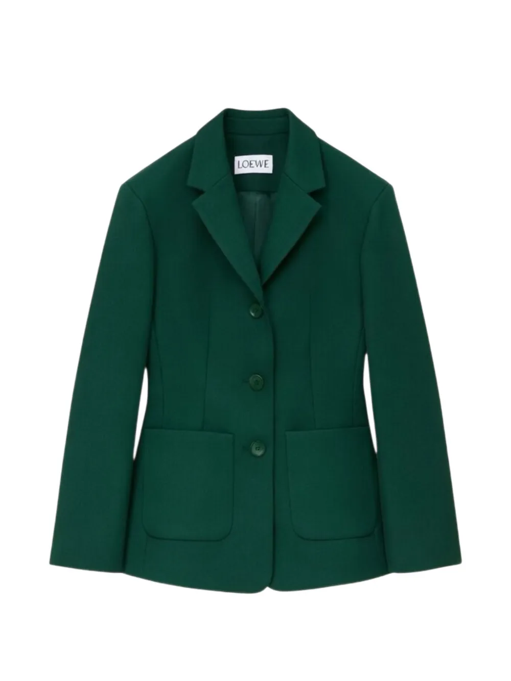 LOEWE wool blazer - Green