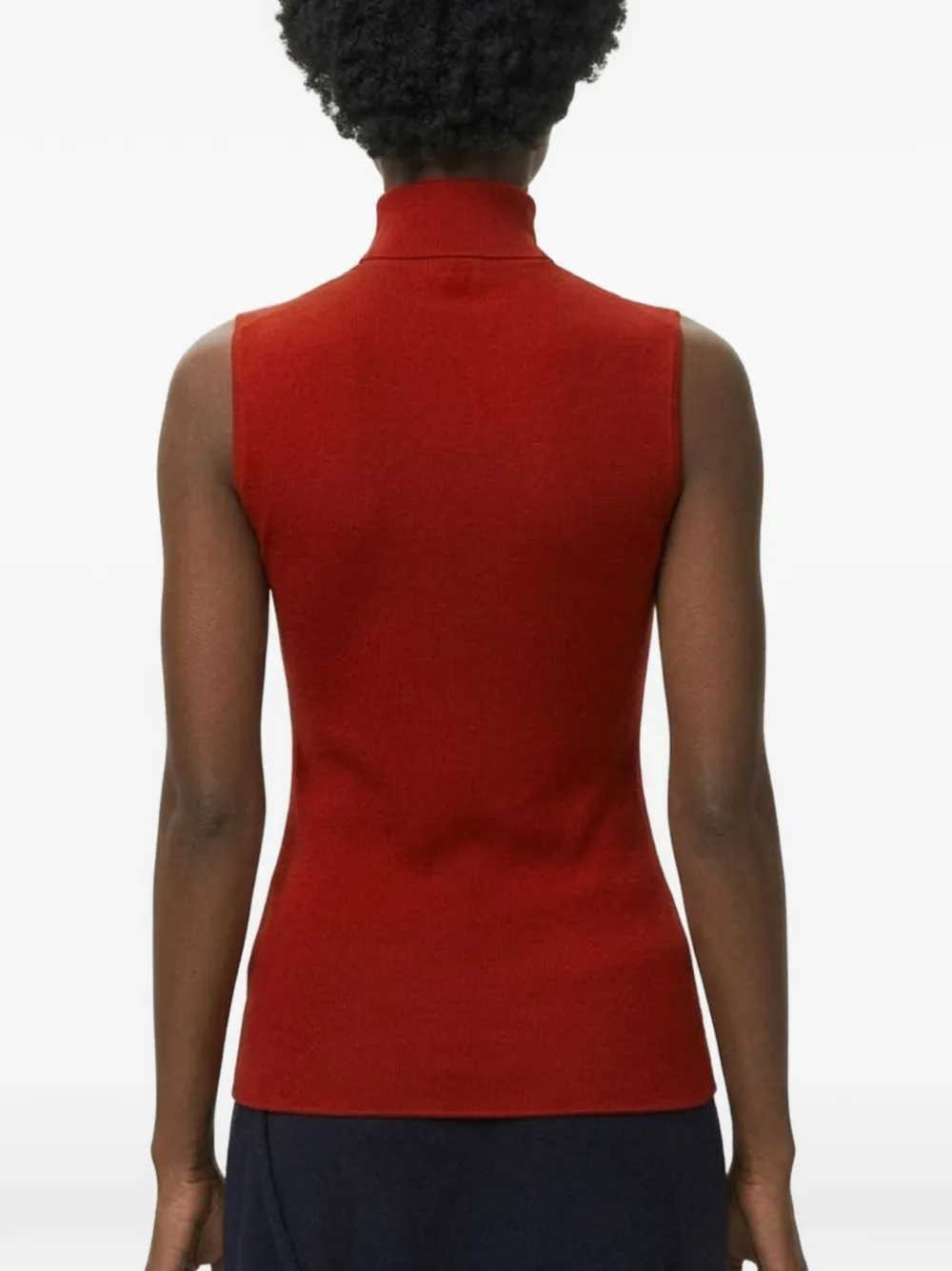LOEWE Top met hoge hals Rood