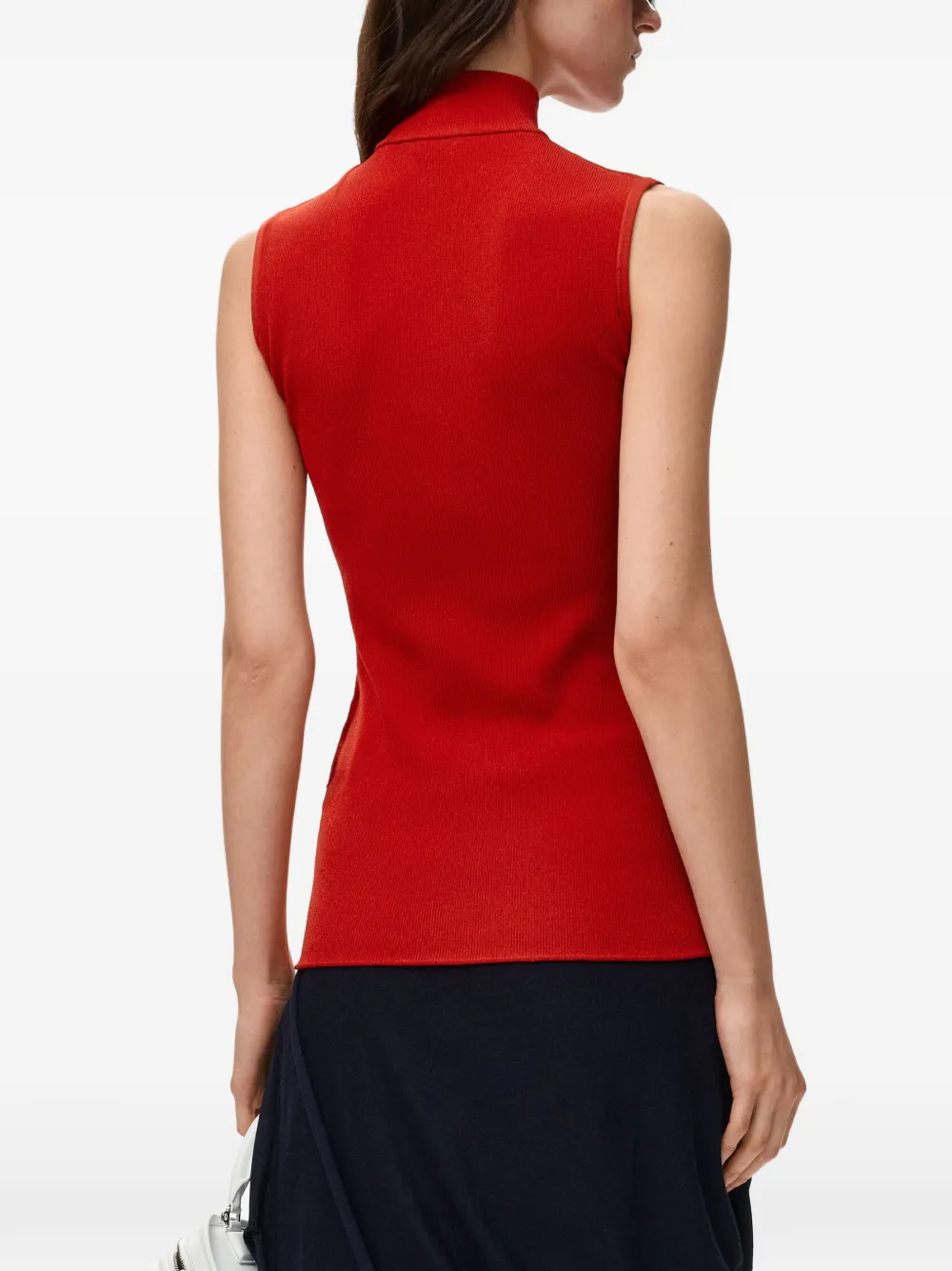 LOEWE Top met hoge hals Rood