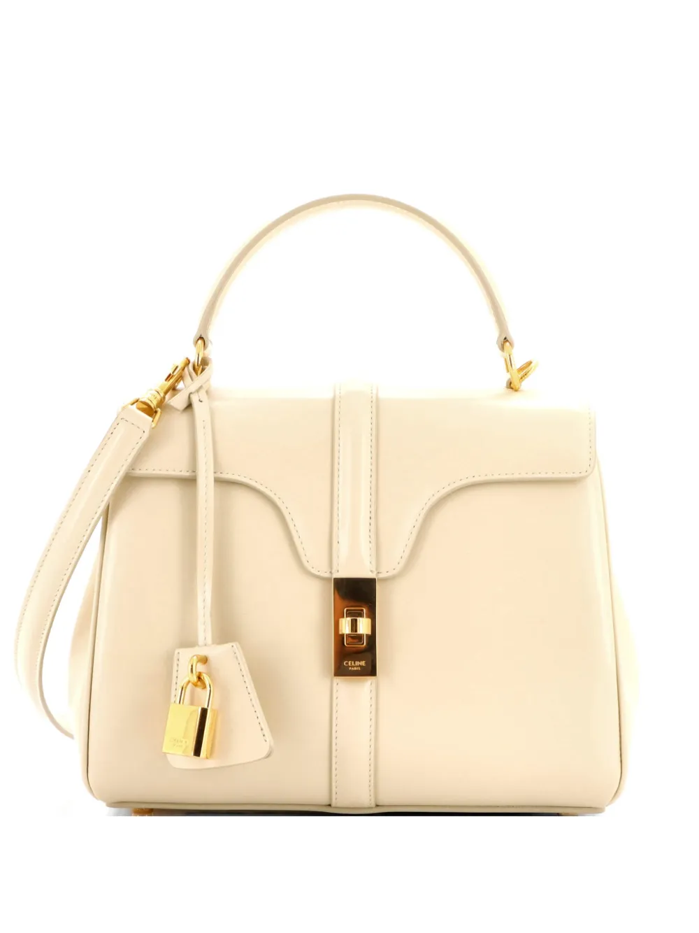 Celine Pre-Owned 16 Top Handle Bag Smooth Calfskin Small satchel - Toni neutri