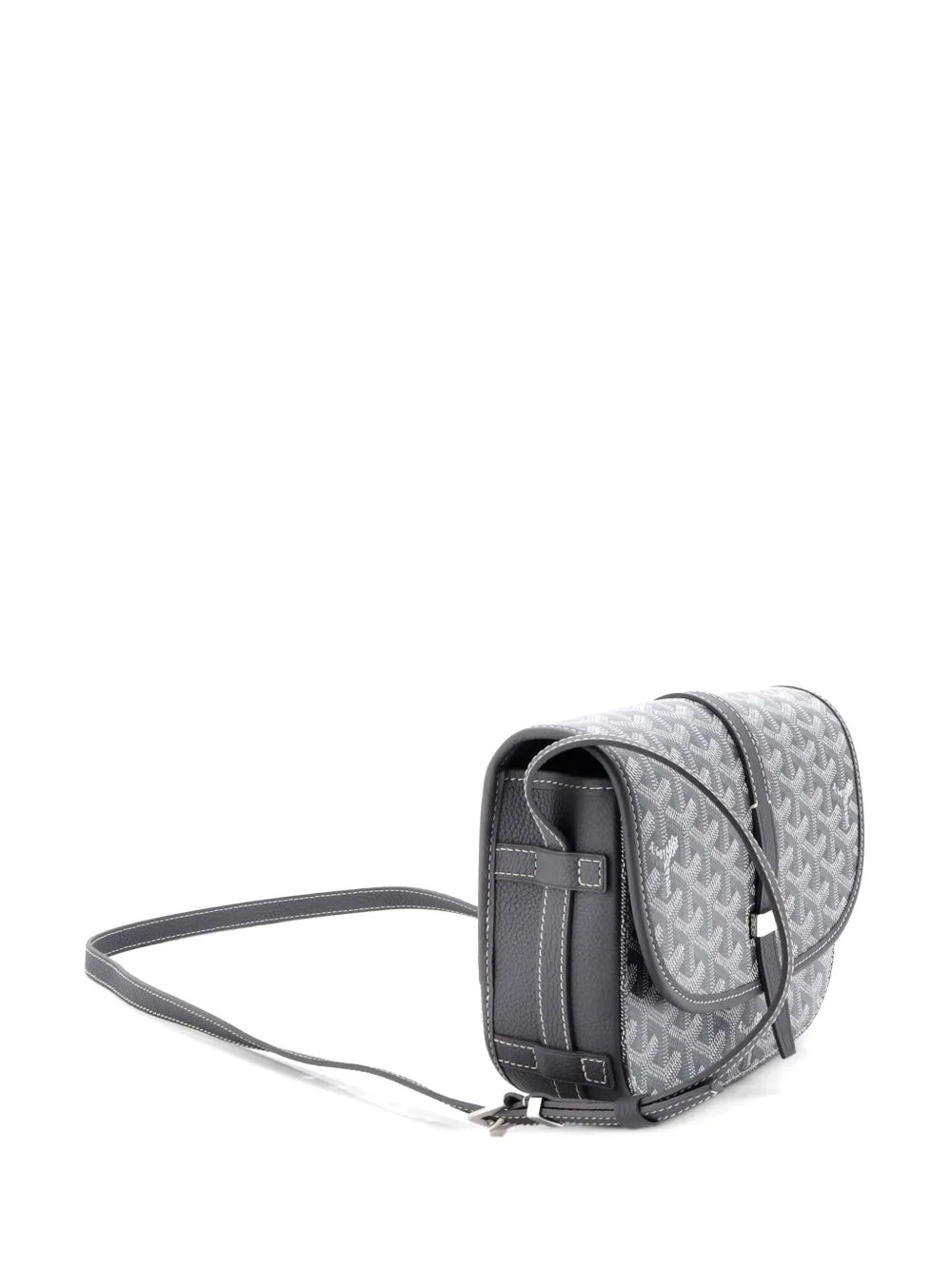 Goyard Pre-Owned Belvedere II Messenger Bag Coated Canvas PM crossbody bag - Grigio