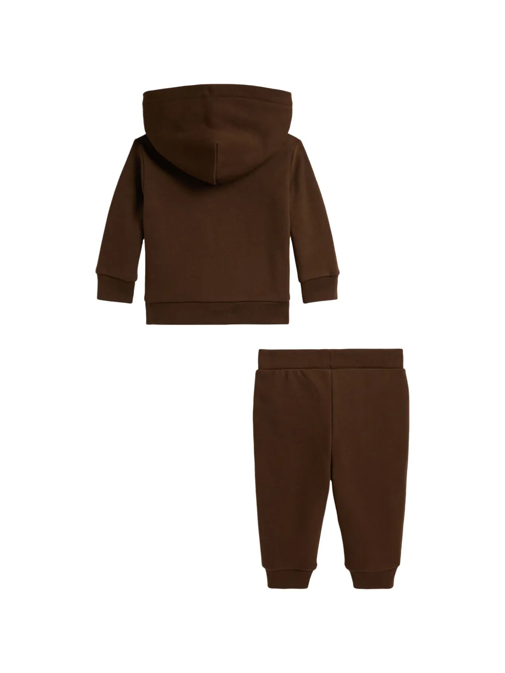 POLO RALPH LAUREN KIDS Pony hoodie met rits Bruin