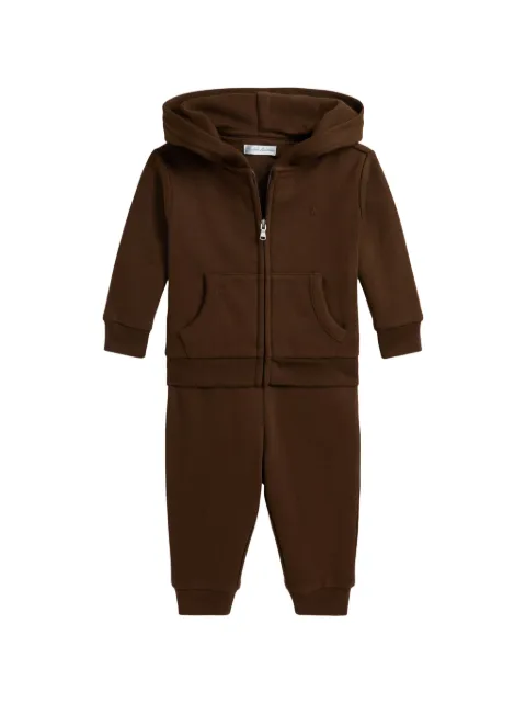 POLO RALPH LAUREN KIDS Pony zip-up hoodie set