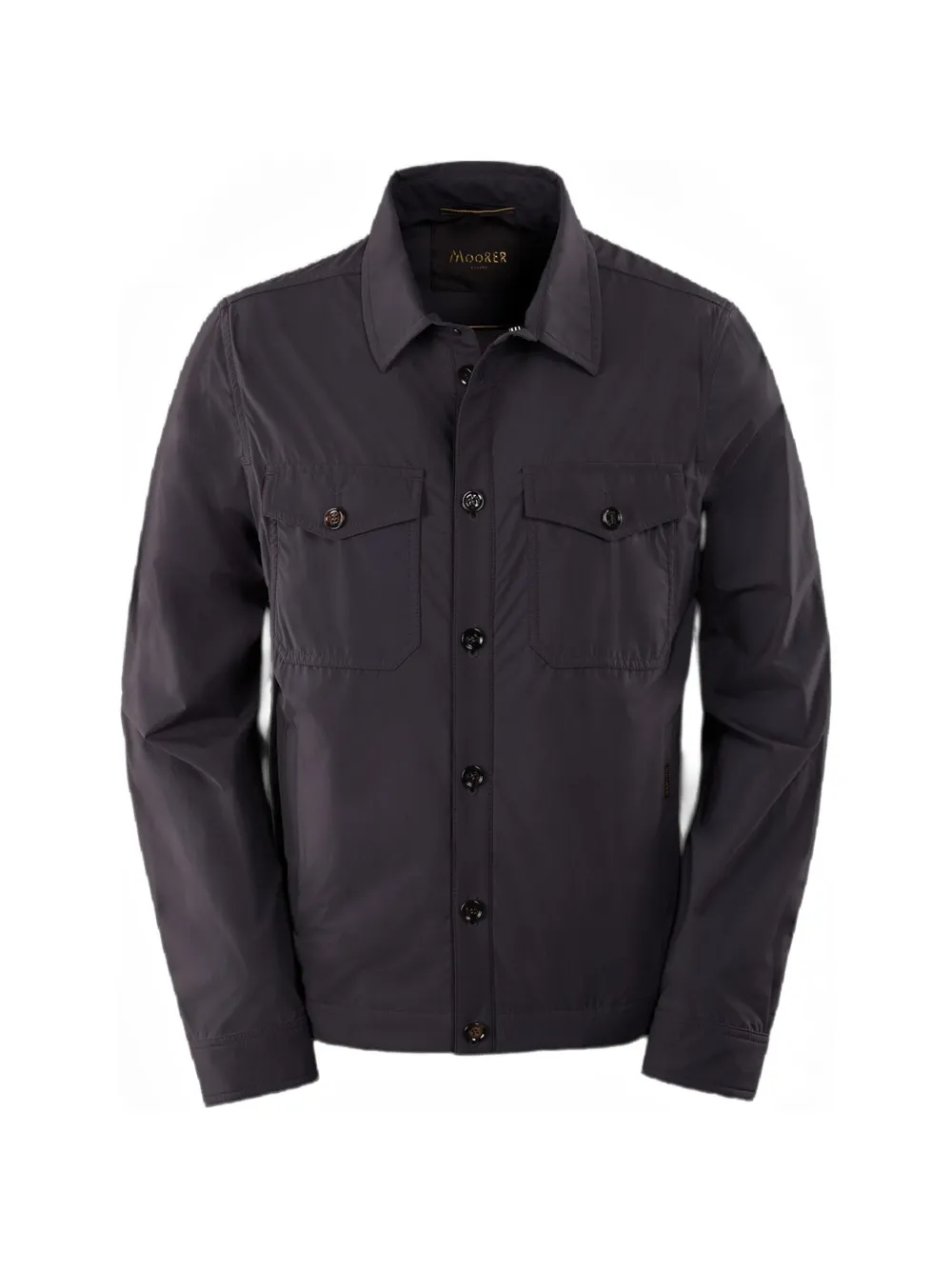 Moorer Ade flap-pocket shirt jacket - Grigio