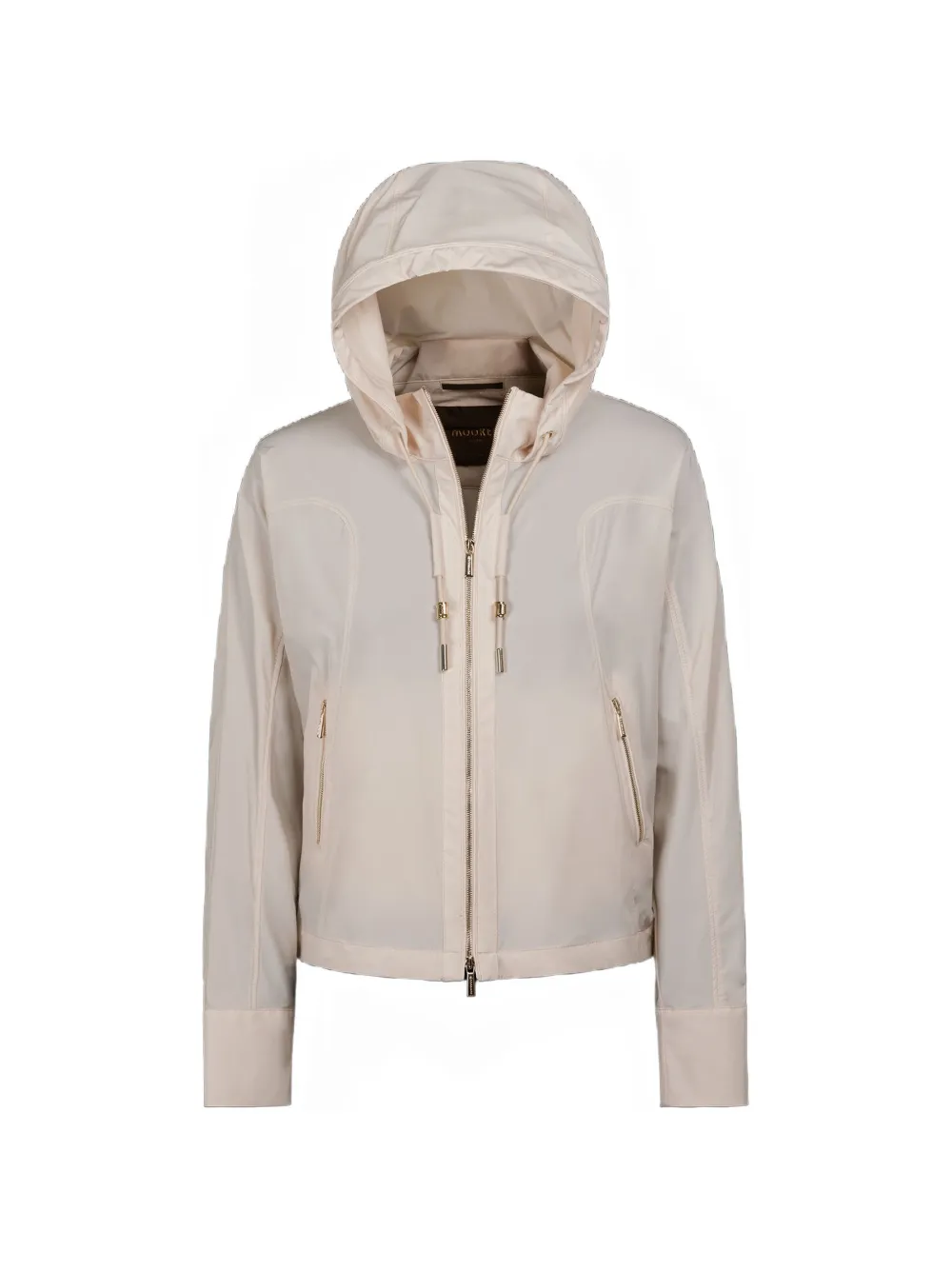 Moorer Elethia drawstring-fastening hooded jacket - Toni neutri