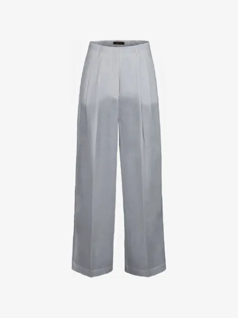 Moorer pantalon ample Rumy à design plissé