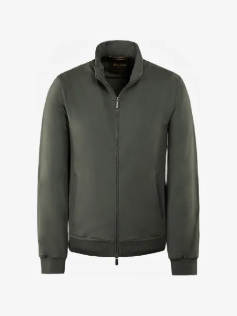 Moorer Crispinfeloa welt-pocket zipped sweatshirt