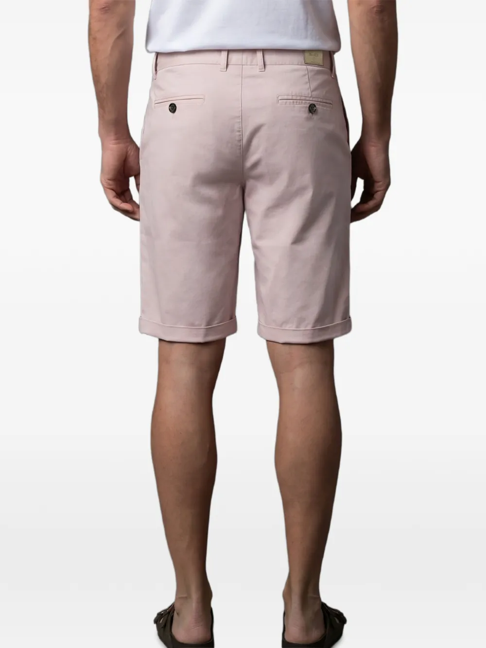  Moorer Pleated Bermuda Shorts - Pink 