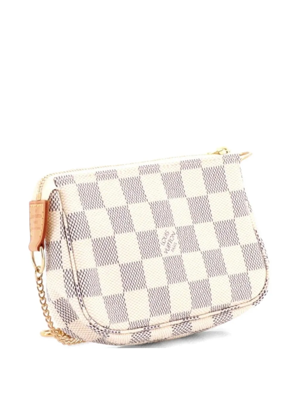 Louis Vuitton Pre-Owned Pochette Accessoires Damier Mini clutch bag - Bianco