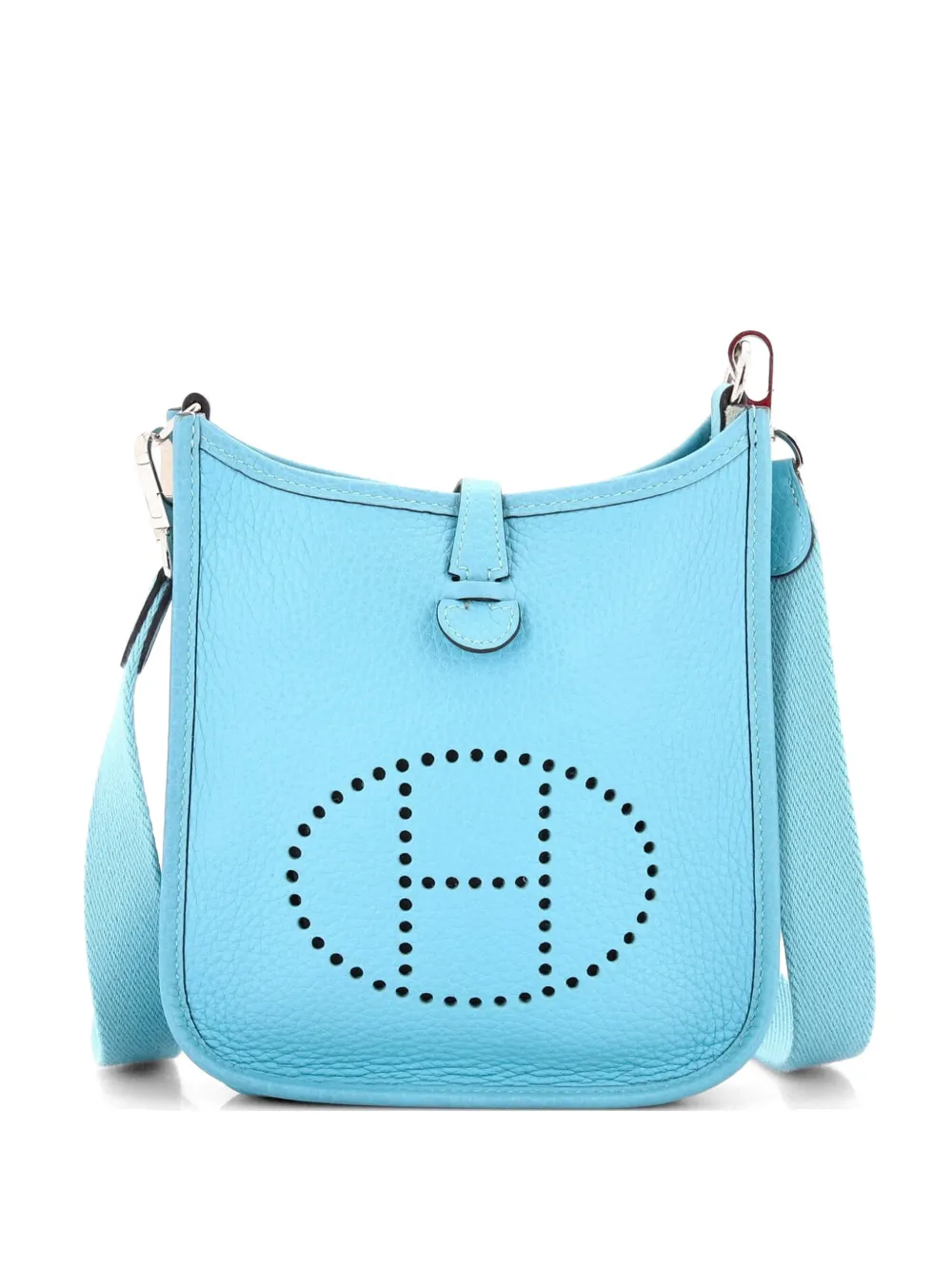Hermès Pre-Owned Evelyne Bag Gen III Clemence TPM crossbody bag - Blue