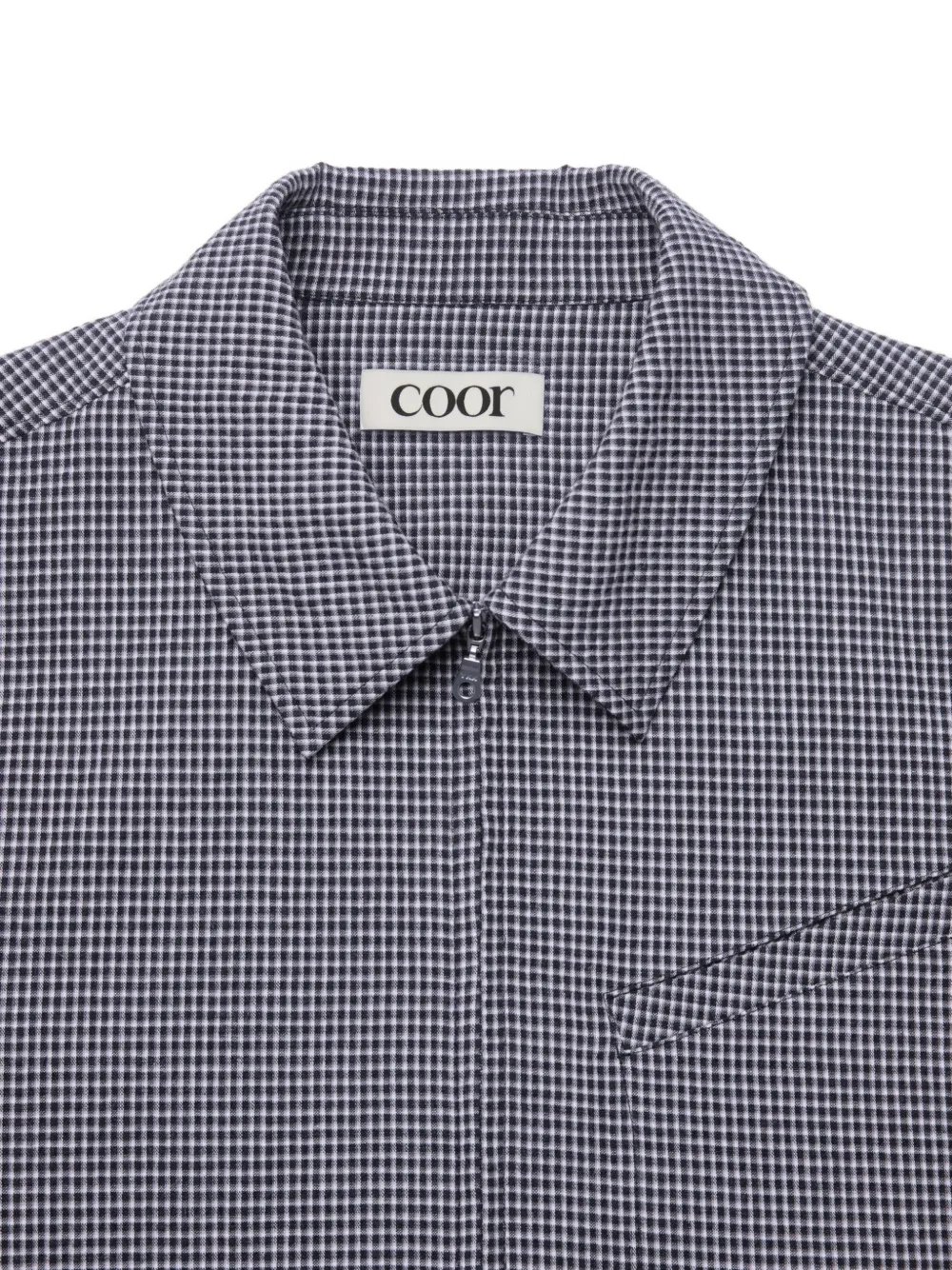  Coor Check Zip Jacket - Blue 