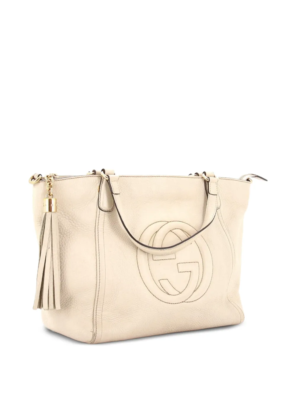 Gucci Pre-Owned Soho Convertible Top Handle Bag Leather Small satchel - Toni neutri