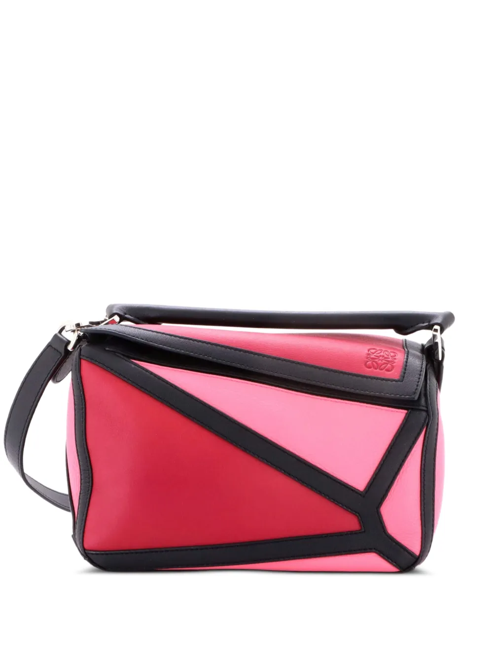 Loewe Pre-Owned Puzzle Bag Leather Small satchel - Black