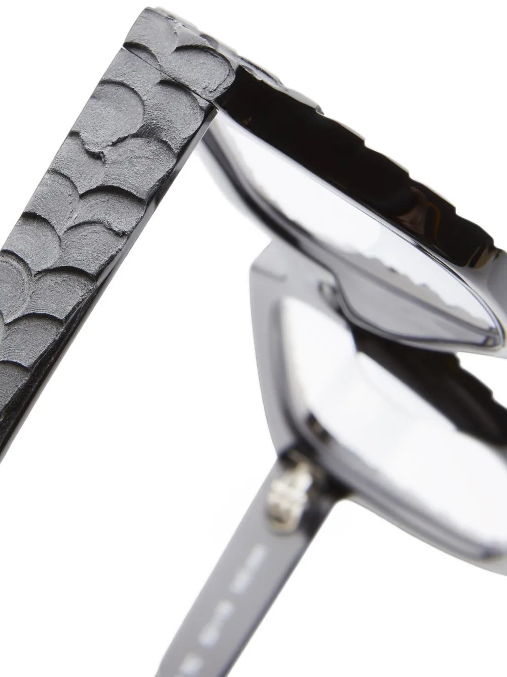 Kuboraum K3 bril met vierkant montuur Zwart