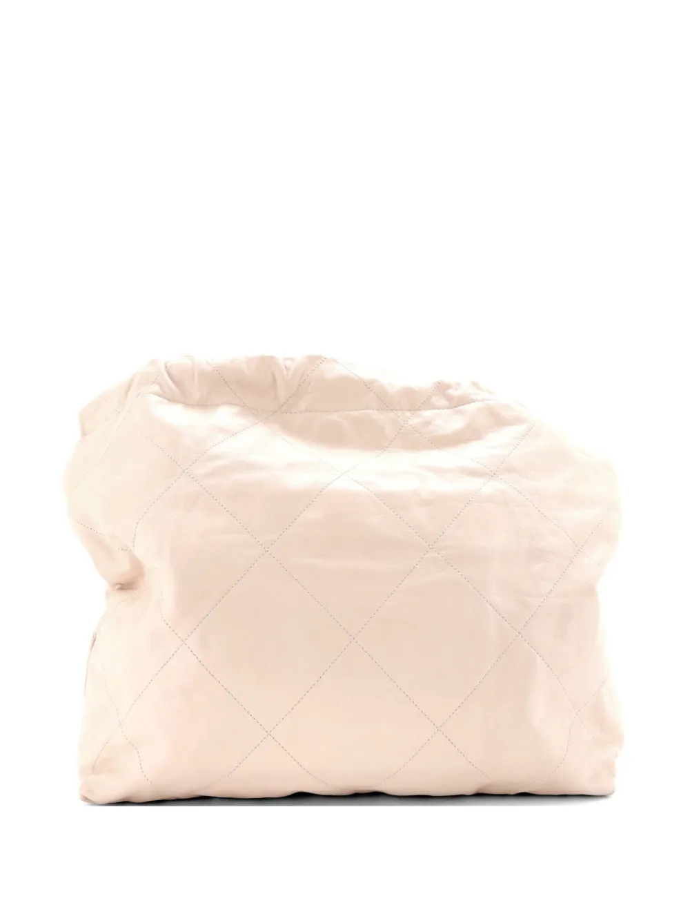 CHANEL Pre-Owned 22 Chain Quilted Calfskin Medium hobo bag - Toni neutri