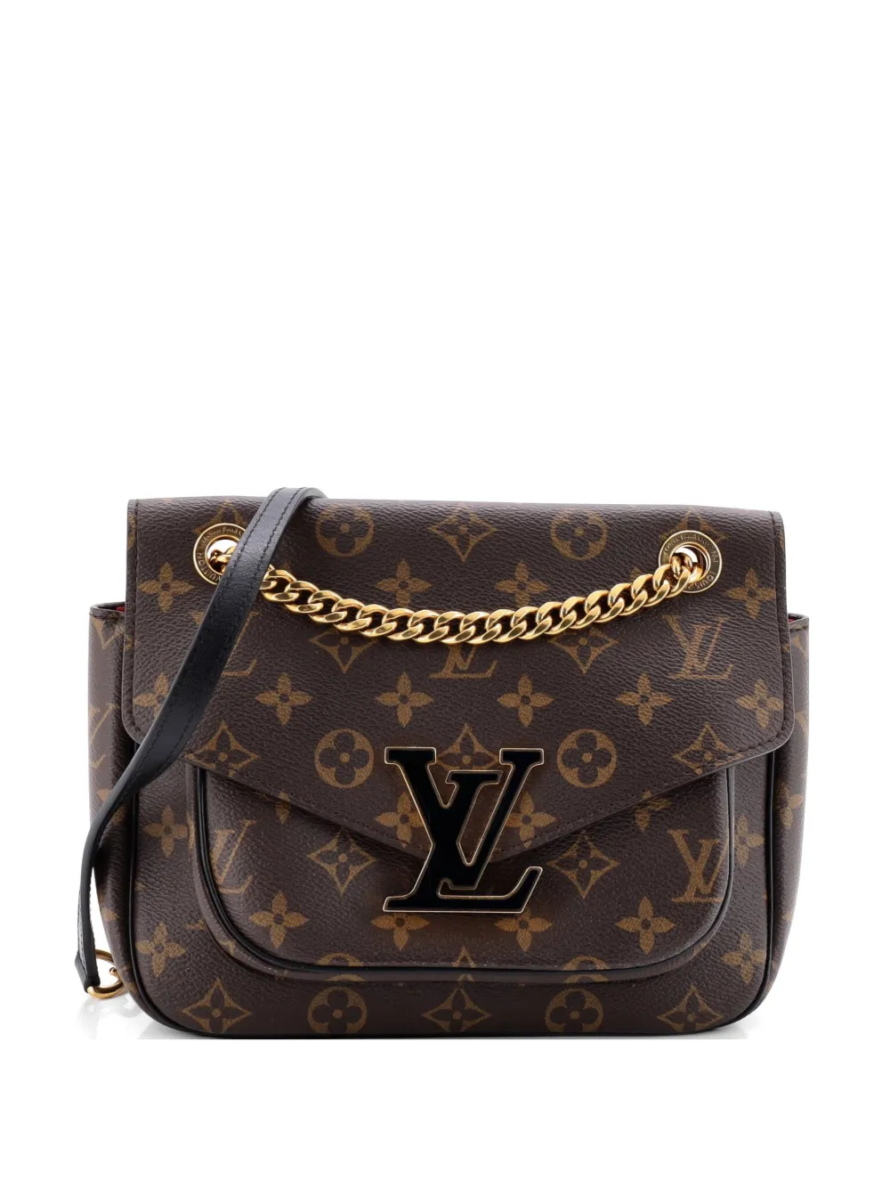 Louis Vuitton Pre-Owned Passy Handbag Monogram Canvas crossbody bag - Black
