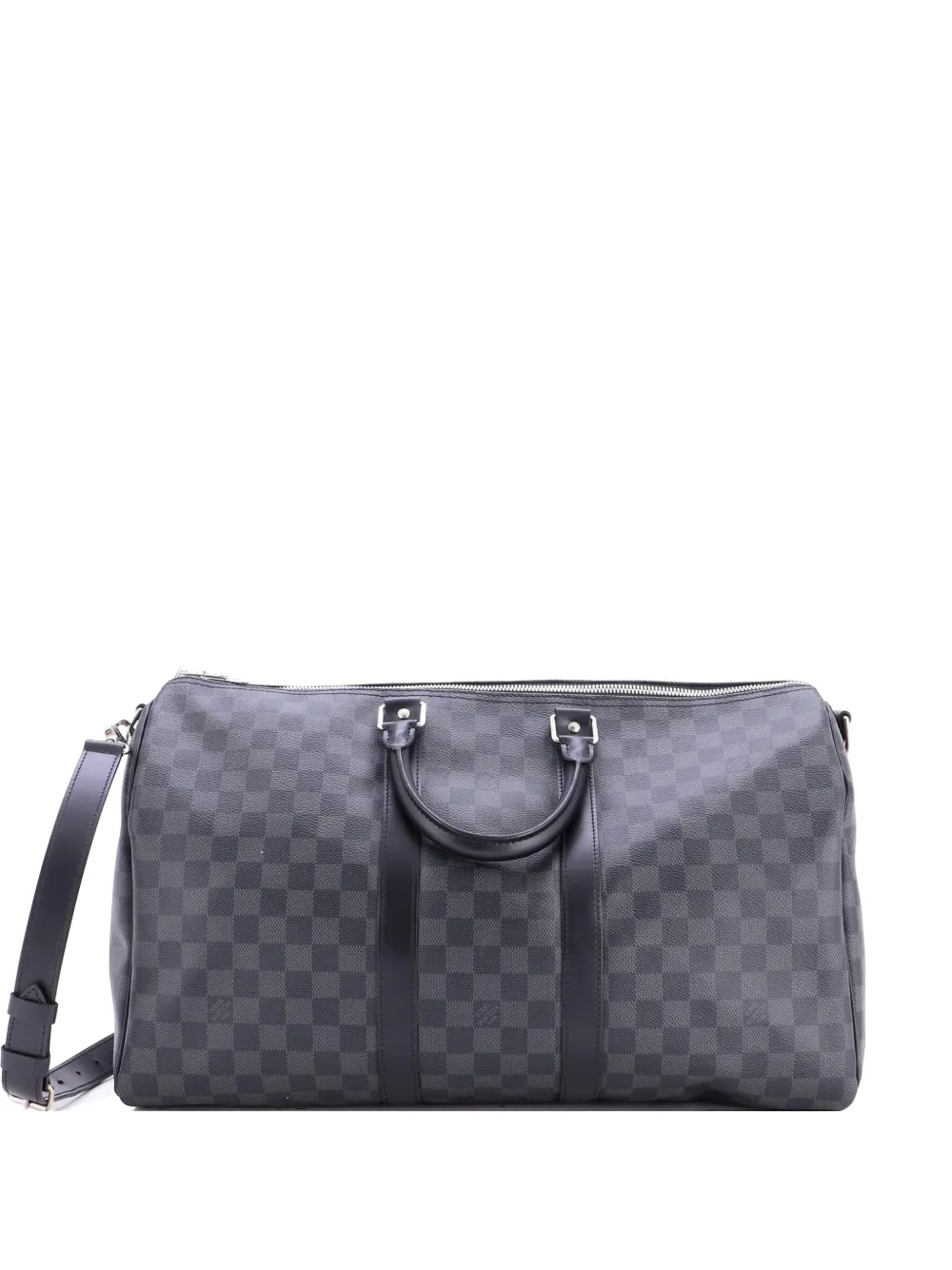 Louis Vuitton Pre-Owned Keepall Bandouliere Bag Damier Graphite 45 travel bag - Nero