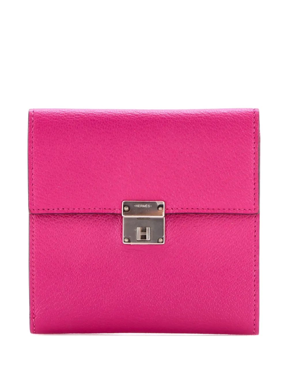 Hermès Pre-Owned Clic Wallet Chevre Mysore 12 small wallets - Pink
